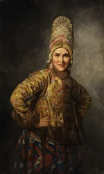 Mariée boyarde russe